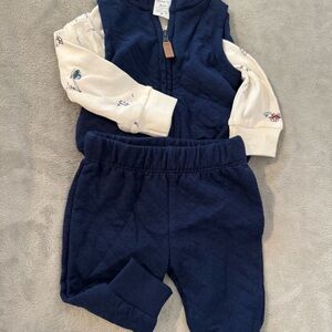 Bundle 2 NWT Carter’s Baby Boy 3 Piece Sets - Size 3M